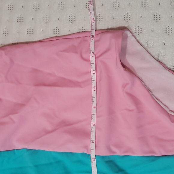 Pink and aqua blue swim suit - Picture 5 of 6